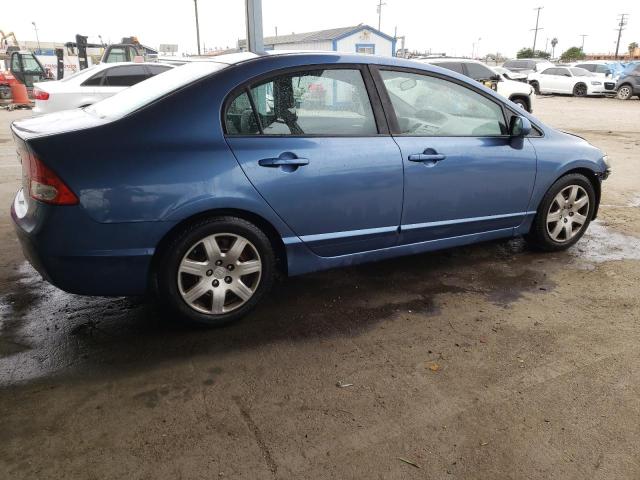 19XFA1F59AE075627 - 2010 HONDA CIVIC LX BLUE photo 3