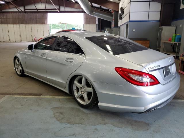 WDDLJ9BB0DA061822 - 2013 MERCEDES-BENZ CLS 550 4MATIC SILVER photo 2