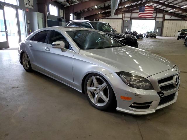 WDDLJ9BB0DA061822 - 2013 MERCEDES-BENZ CLS 550 4MATIC SILVER photo 4