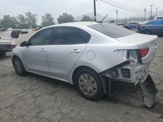 3KPA24AD5LE295308 - 2020 KIA RIO LX SILVER photo 2