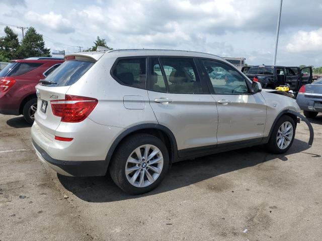 5UXWX9C52G0D81640 - 2016 BMW X3 XDRIVE28I SILVER photo 3