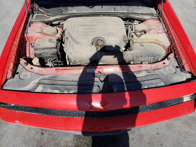 2C3CDYAG4EH274496 - 2014 DODGE CHALLENGER SXT RED photo 11