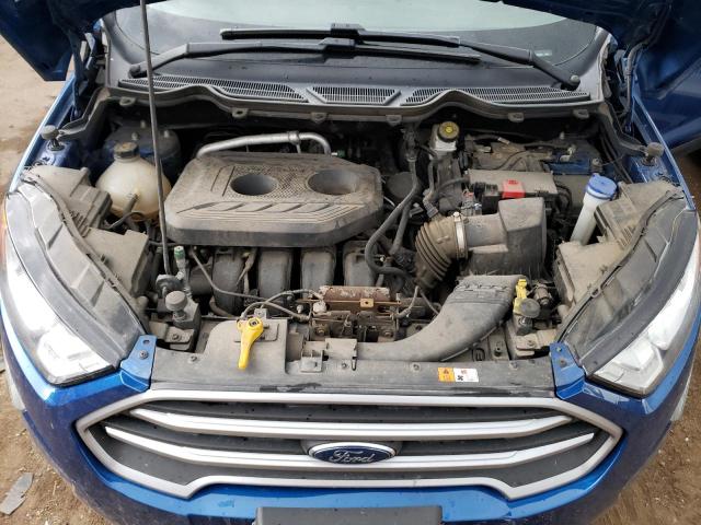 MAJ6S3GL0LC335726 - 2020 FORD ECOSPORT SE BLUE photo 11