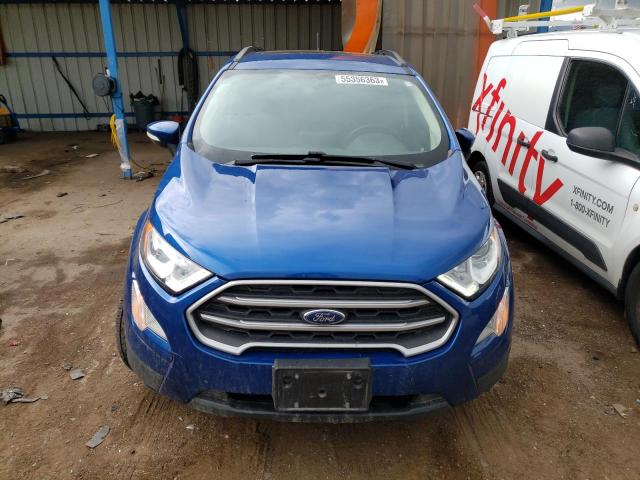 MAJ6S3GL0LC335726 - 2020 FORD ECOSPORT SE BLUE photo 5