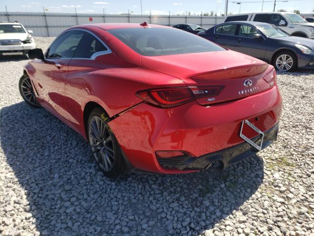 JN1FV7EL1HM701614 - 2017 INFINITI Q60 RED SPORT 400 RED photo 3