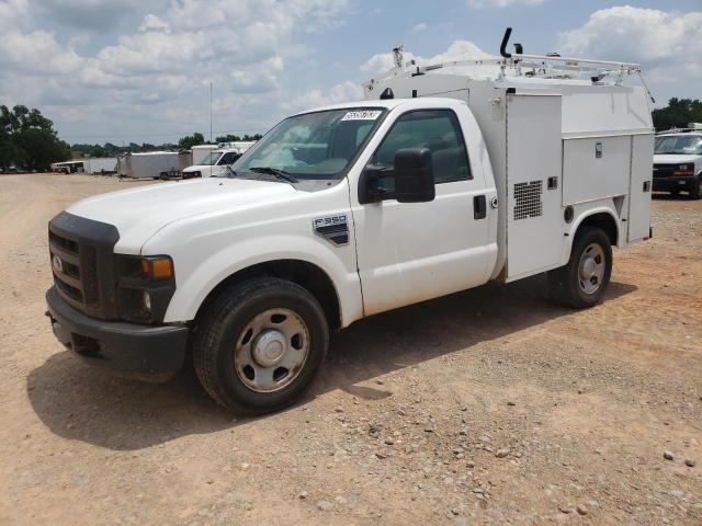 1FDWF30578EE39213 - 2008 FORD F350 SRW SUPER DUTY WHITE photo 1