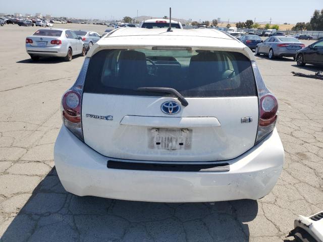 JTDKDTB33C1020280 - 2012 TOYOTA PRIUS C WHITE photo 6