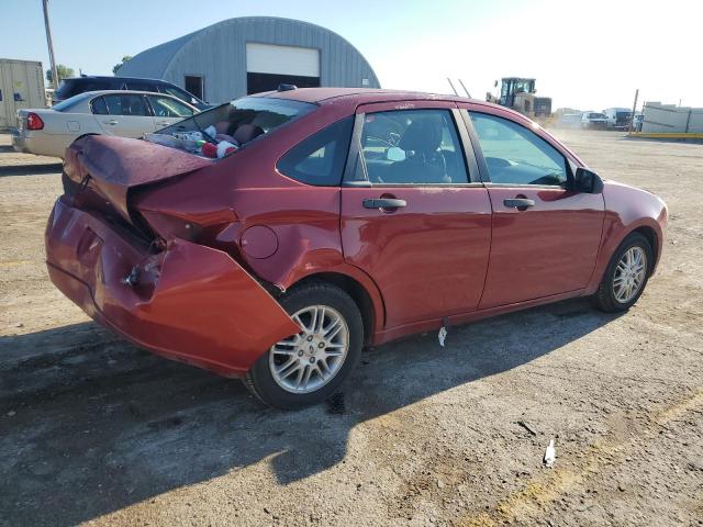 1FAHP35N29W103084 - 2009 FORD FOCUS SE RED photo 3