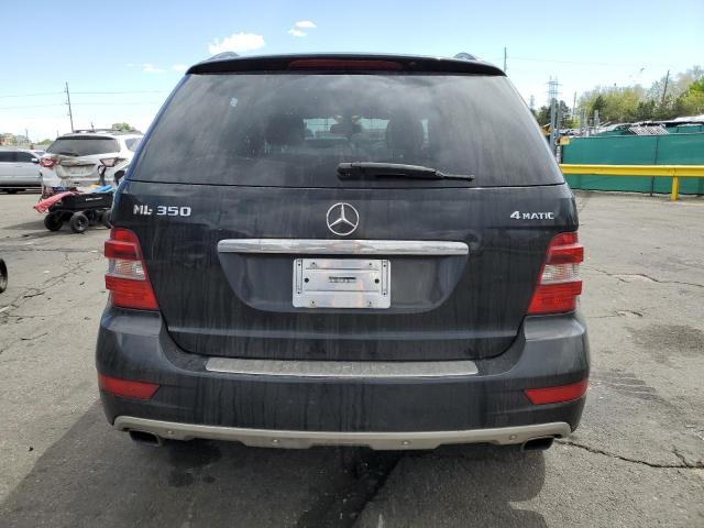 4JGBB8GB9BA701931 - 2011 MERCEDES-BENZ ML 350 4MATIC BLACK photo 6