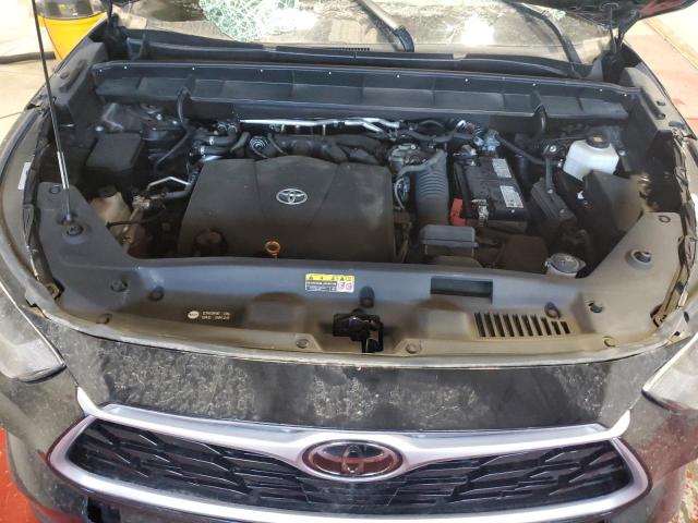 5TDGZRBH2MS528007 - 2021 TOYOTA HIGHLANDER XLE BLACK photo 12
