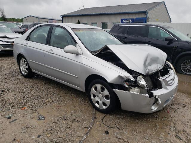 KNAFE121665348966 - 2006 KIA SPECTRA LX SILVER photo 4