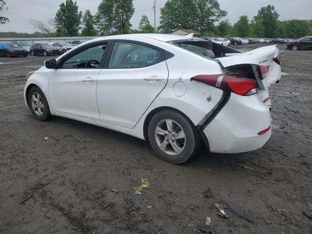 5NPDH4AE5FH640597 - 2015 HYUNDAI ELANTRA SE WHITE photo 2