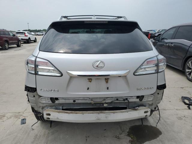 2T2ZK1BA7AC009553 - 2010 LEXUS RX 350 SILVER photo 6