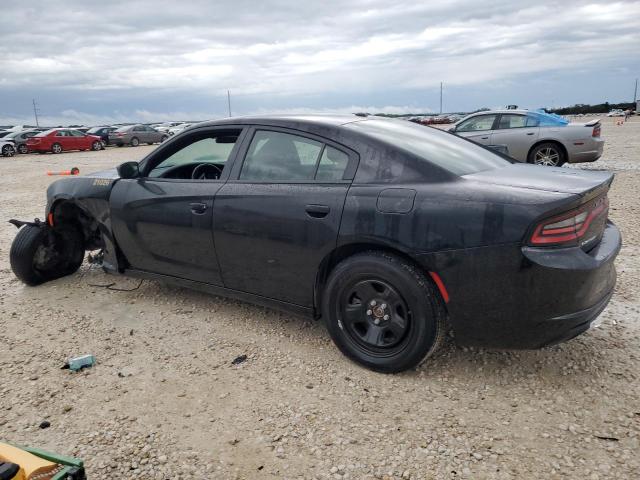 2C3CDXAT2MH628599 - 2021 DODGE CHARGER POLICE BLACK photo 2