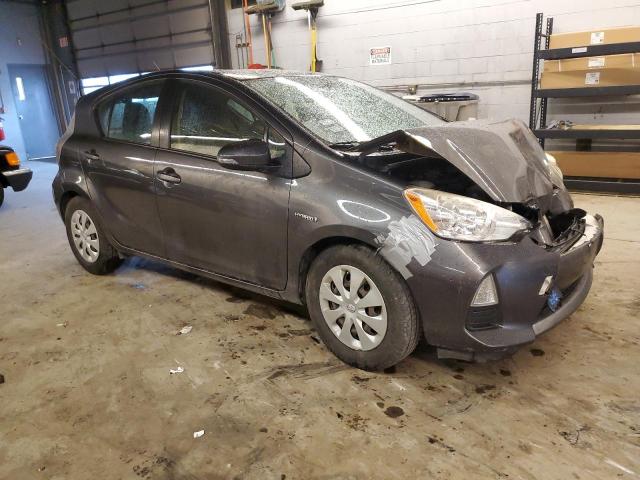 JTDKDTB34C1511814 - 2012 TOYOTA PRIUS C GRAY photo 4