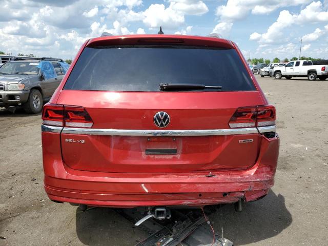 1V2AR2CA8NC500275 - 2022 VOLKSWAGEN ATLAS SEL R-LINE MAROON photo 6