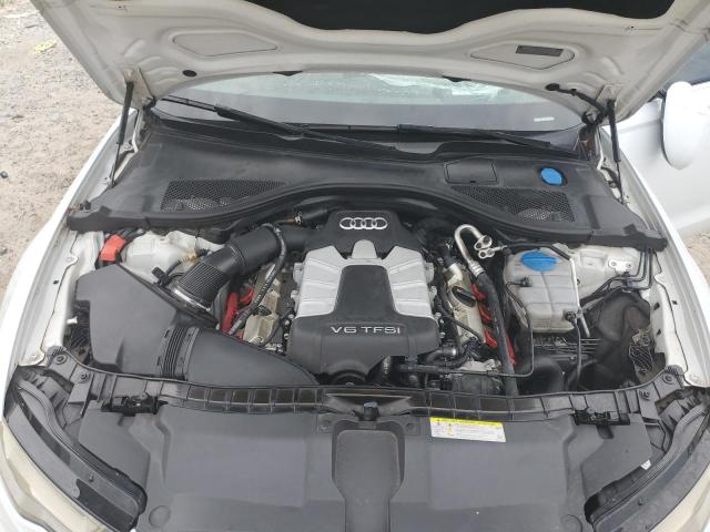WAUHGAFC1FN006985 - 2015 AUDI A6 PRESTIGE თეთრი ფოტო 11