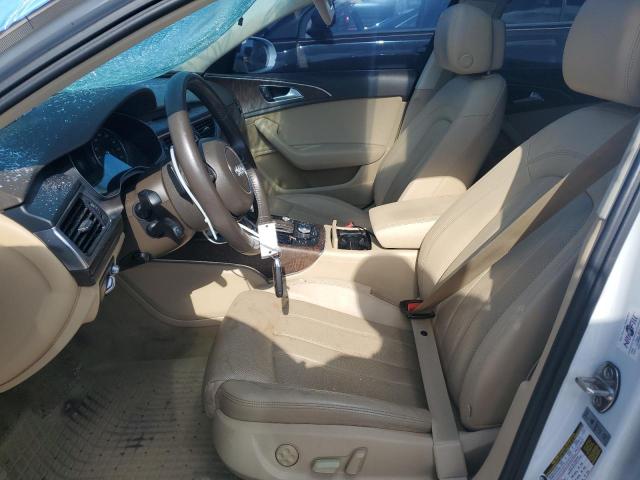 WAUHGAFC1FN006985 - 2015 AUDI A6 PRESTIGE თეთრი ფოტო 7