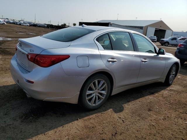 JN1BV7AR5FM422558 - 2015 INFINITI Q50 BASE SILVER photo 3