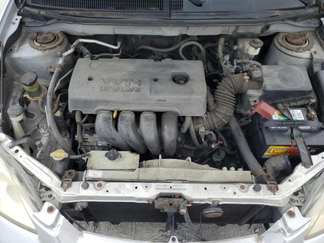 2T1KR32E75C423681 - 2005 TOYOTA COROLLA MA XR GRAY photo 12