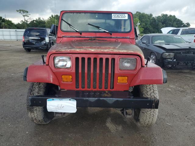 1J4FY19P5SP242151 - 1995 JEEP WRANGLER / S RED photo 5