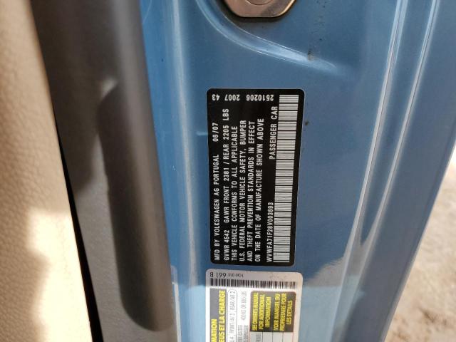 WVWFA71F28V003693 - 2008 VOLKSWAGEN EOS LUX 蓝色 照片 13