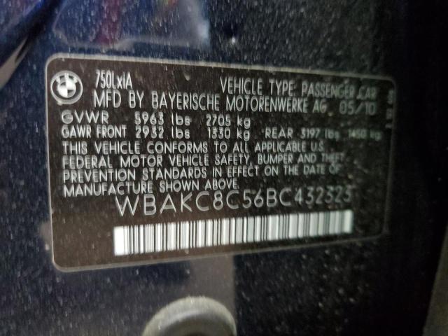 WBAKC8C56BC432323 - 2011 BMW ALPINA B7 LXI BLUE photo 13