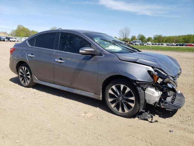 3N1AB7APXKY342201 - 2019 NISSAN SENTRA S GRAY photo 4