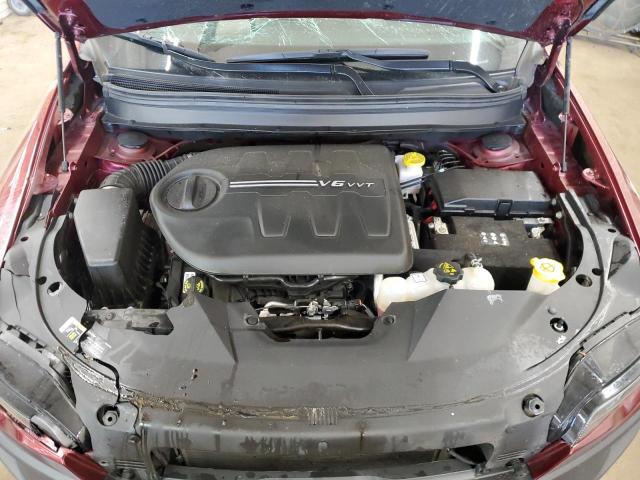 1C4PJMBX6MD162873 - 2021 JEEP CHEROKEE TRAILHAWK MAROON photo 11