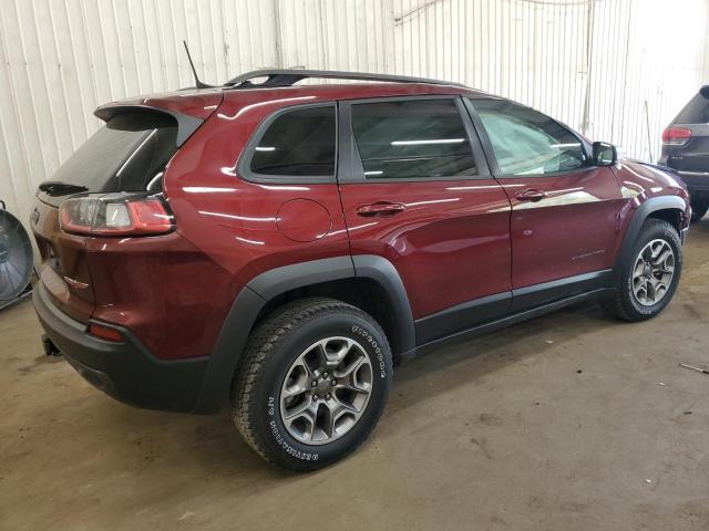 1C4PJMBX6MD162873 - 2021 JEEP CHEROKEE TRAILHAWK MAROON photo 3