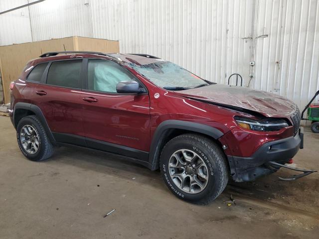 1C4PJMBX6MD162873 - 2021 JEEP CHEROKEE TRAILHAWK MAROON photo 4