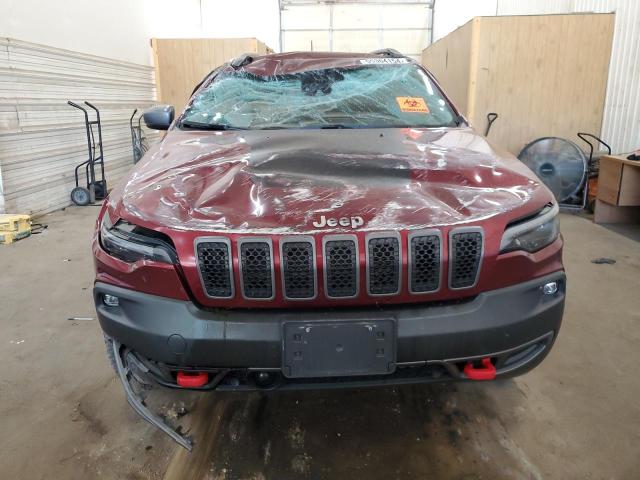 1C4PJMBX6MD162873 - 2021 JEEP CHEROKEE TRAILHAWK MAROON photo 5