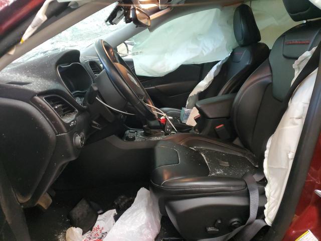 1C4PJMBX6MD162873 - 2021 JEEP CHEROKEE TRAILHAWK MAROON photo 7