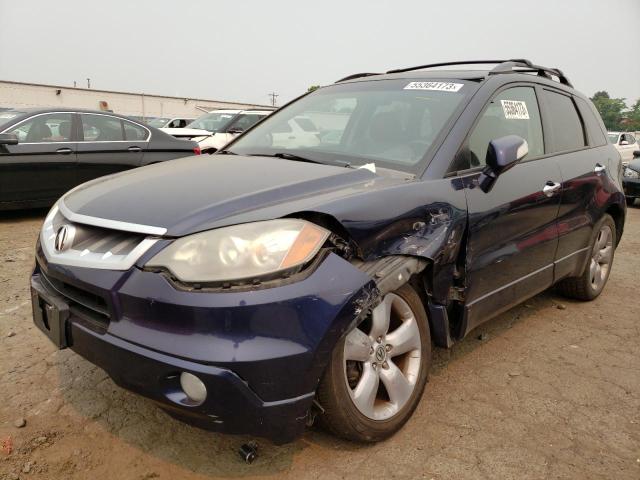 5J8TB18537A024988 - 2007 ACURA RDX TECHNOLOGY BLUE photo 1