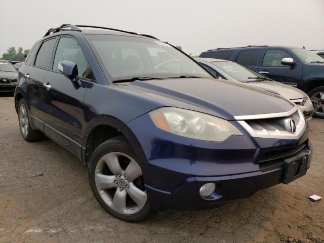 5J8TB18537A024988 - 2007 ACURA RDX TECHNOLOGY BLUE photo 4