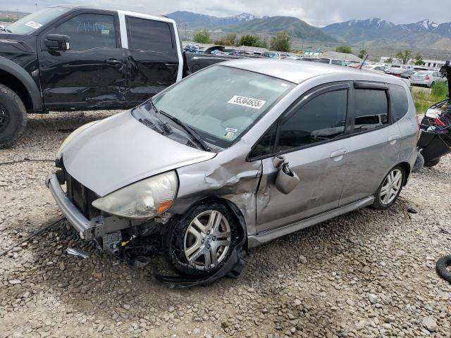 JHMGD38677S046337 - 2007 HONDA FIT S ვერცხლისფერი ფოტო 1