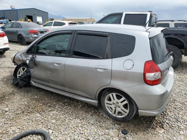 JHMGD38677S046337 - 2007 HONDA FIT S ვერცხლისფერი ფოტო 2