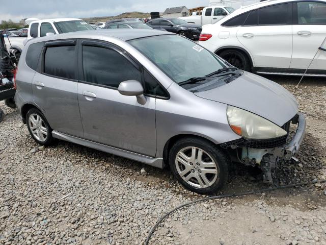 JHMGD38677S046337 - 2007 HONDA FIT S ვერცხლისფერი ფოტო 4