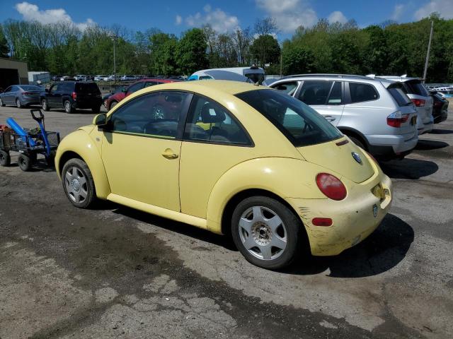 3VWCC21C8XM447978 - 1999 VOLKSWAGEN NEW BEETLE GLS 黄色 照片 2