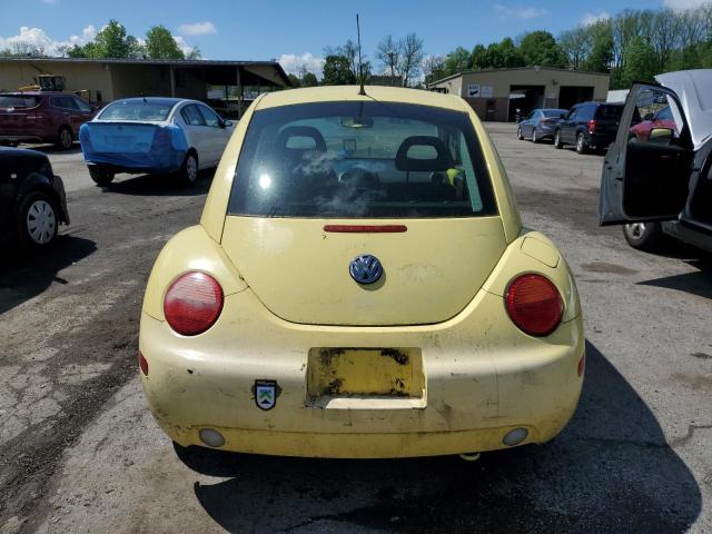 3VWCC21C8XM447978 - 1999 VOLKSWAGEN NEW BEETLE GLS 黄色 照片 6