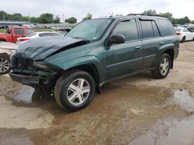 1GNDS13S152291772 - 2005 CHEVROLET TRAILBLAZE LS GREEN photo 1