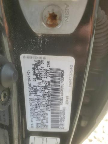 4T1BE32K92U011368 - 2002 TOYOTA CAMRY LE BLACK photo 12