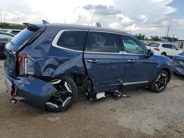 5XYP64GC7PG325639 - 2023 KIA TELLURIDE S BLUE photo 3