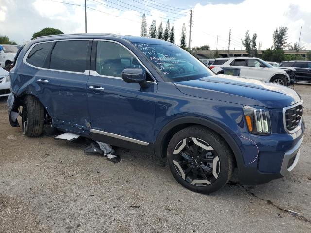 5XYP64GC7PG325639 - 2023 KIA TELLURIDE S BLUE photo 4