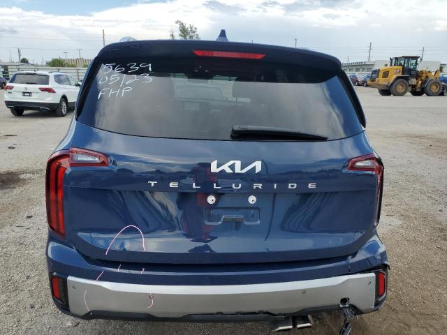 5XYP64GC7PG325639 - 2023 KIA TELLURIDE S BLUE photo 6