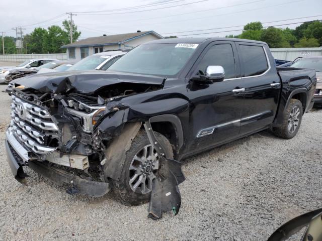 5TFMA5DB9NX016154 - 2022 TOYOTA TUNDRA CREWMAX PLATINUM შავი ფოტო 1