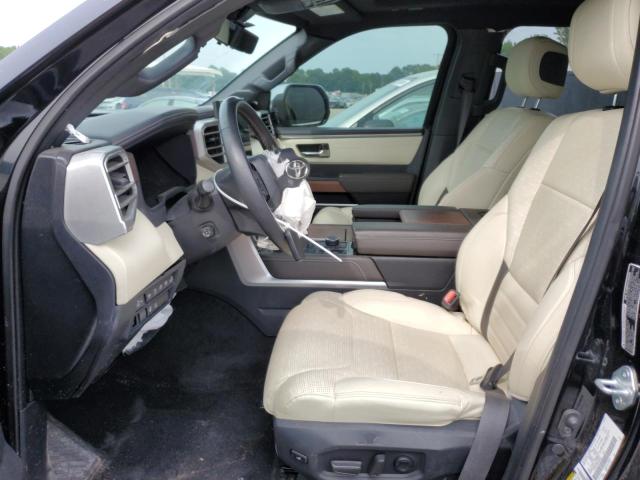 5TFMA5DB9NX016154 - 2022 TOYOTA TUNDRA CREWMAX PLATINUM შავი ფოტო 7