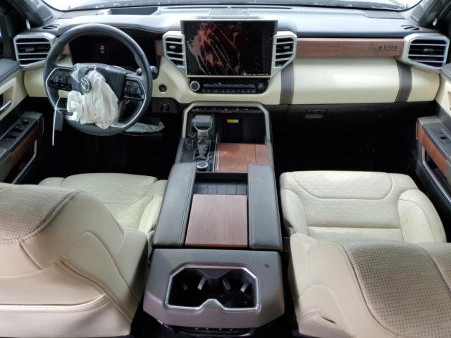 5TFMA5DB9NX016154 - 2022 TOYOTA TUNDRA CREWMAX PLATINUM შავი ფოტო 8