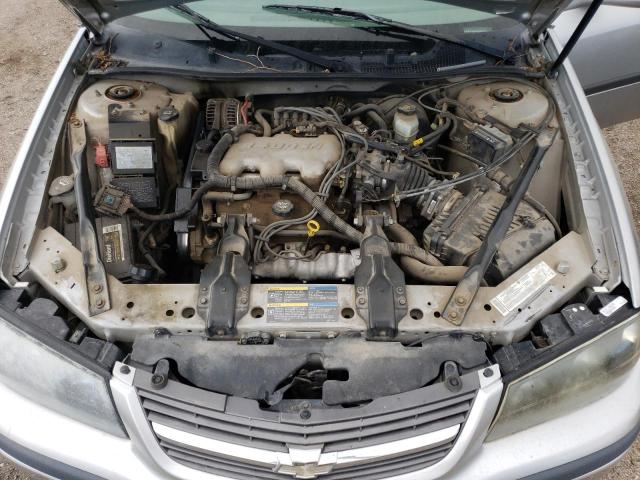 2G1WF52E059227032 - 2005 CHEVROLET IMPALA SILVER photo 11