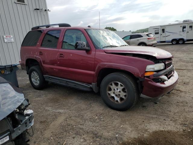 1GNEK13T85R148824 - 2005 CHEVROLET TAHOE K1500 MAROON photo 4